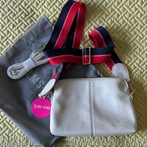 Brand new cream crossbody Bag with 2 Straps.